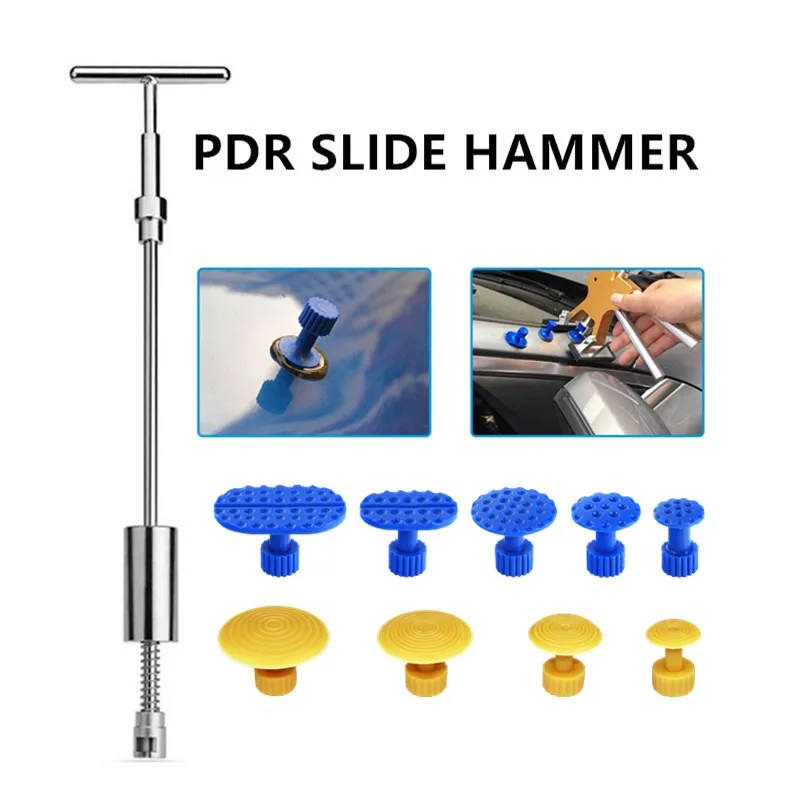 

WEYHAA PDR Tools Painless Dent Repair Tools Sent Slide Hammer & Puller Tabs for Car Dent Repair Household Hand Tools PDR Kit