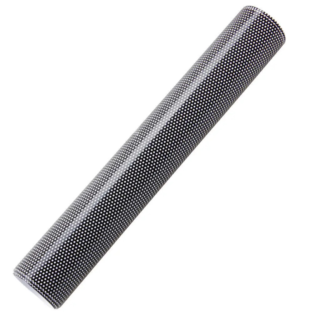 

1.22x15m Black One-Way Perforated Vision Vinyl Privacy For Car Window Mesh Tinting Film Window Tint