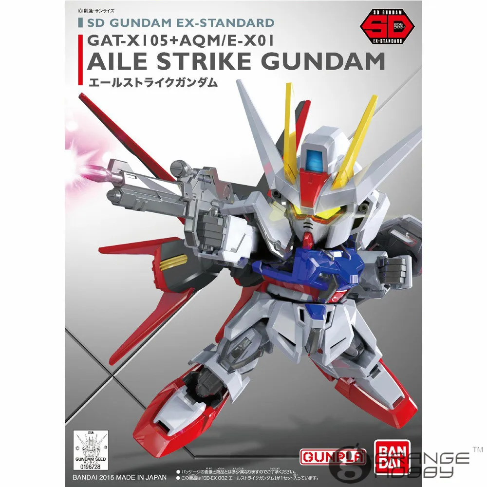 OHS Bandai SD экс-Стандартный 002 Q-Ver Aile удар Gundam мобильный костюм сборки модель Наборы о