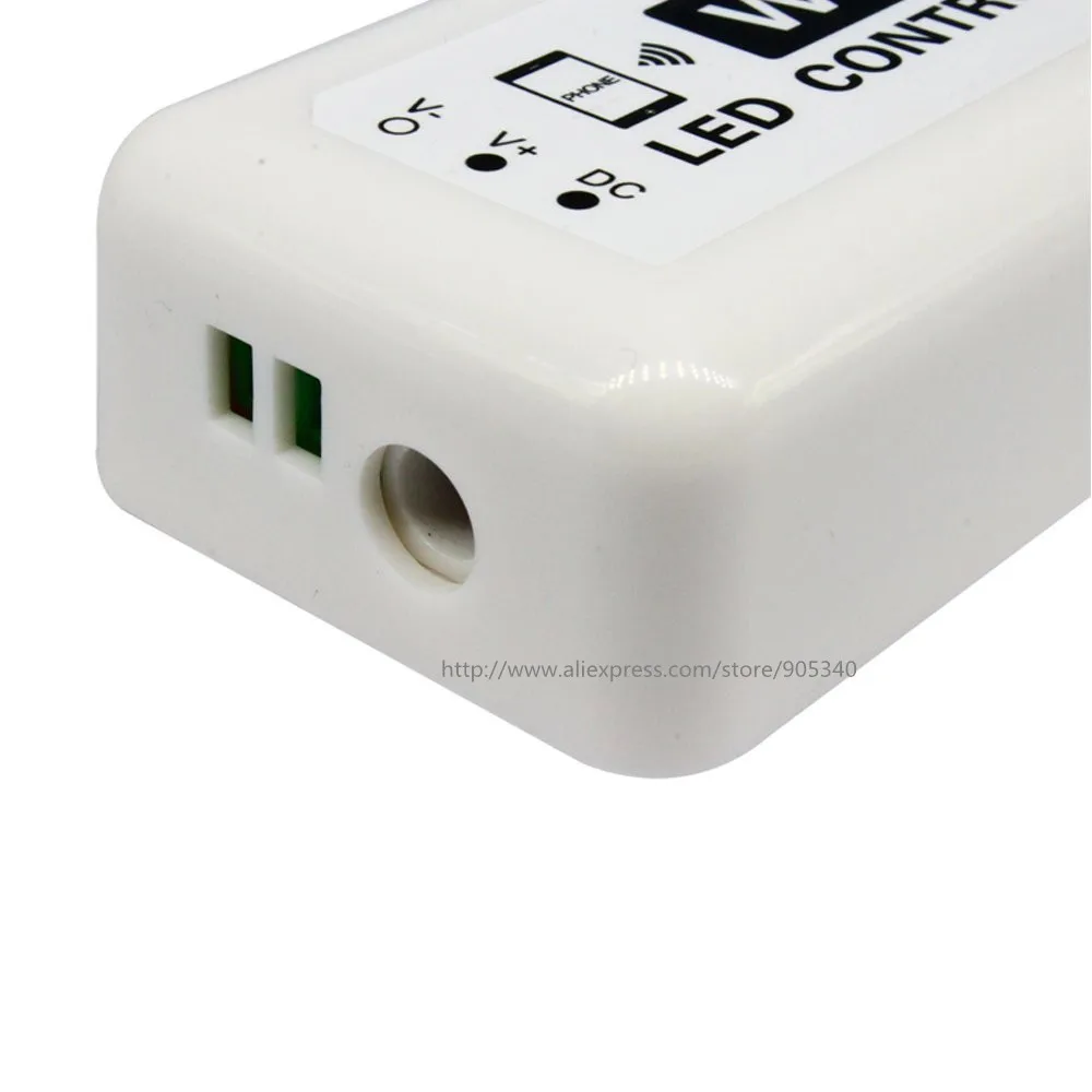 Миниатюрное светодиодное управление Wi Fi лампа rgb DC12 24V 12A для RGB светодиодной ленты