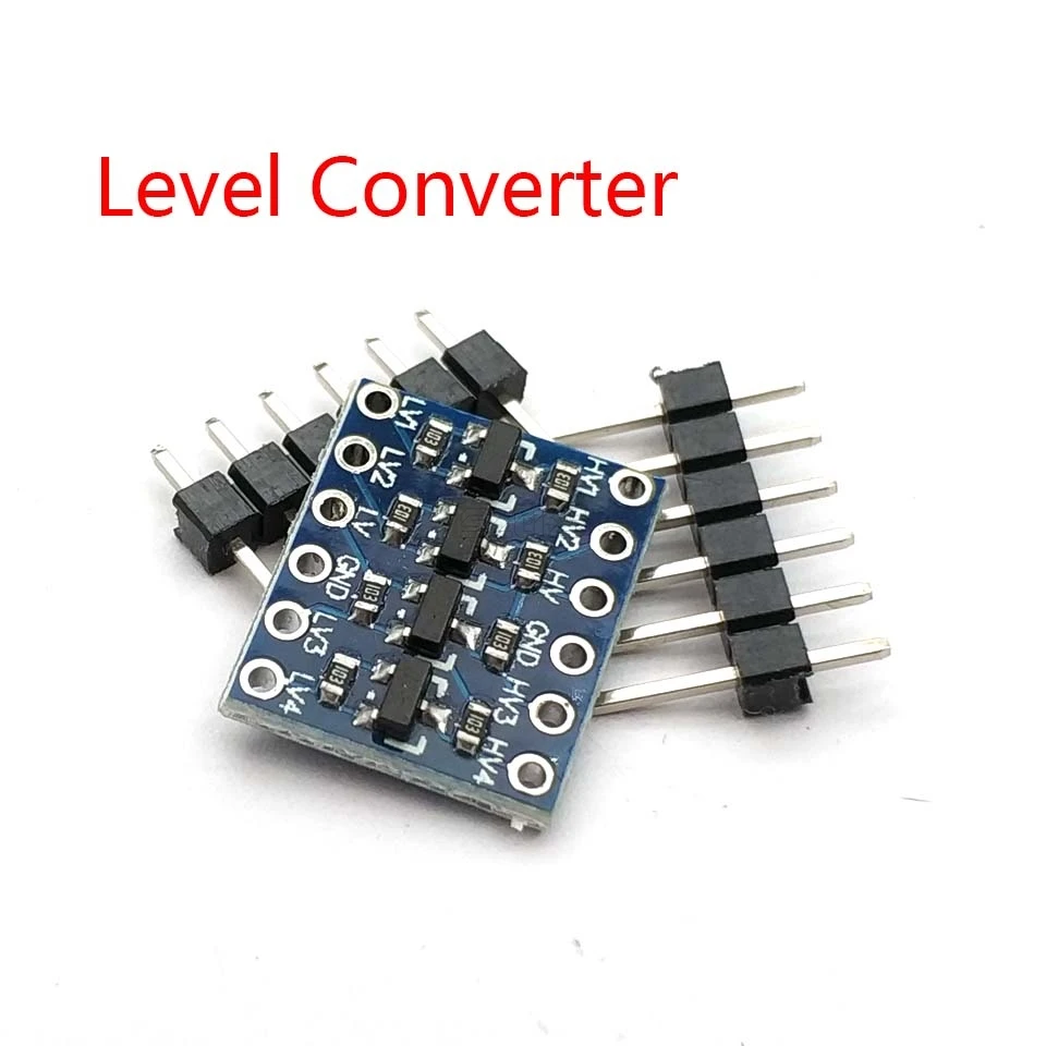 Azul IIC I2C M/ódulo convertidor de Nivel l/ógico bidireccional 5V a 3.3V para Arduino