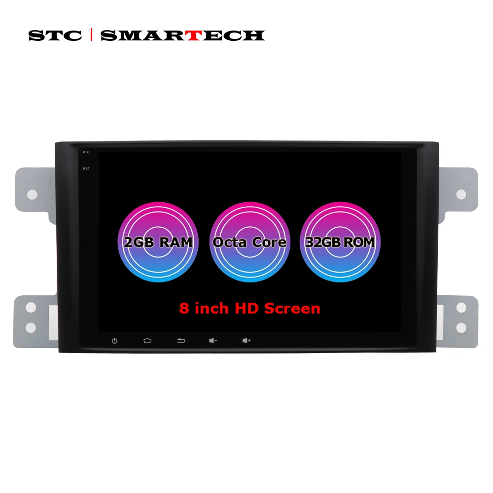 

SMARTECH 8 inch Car Audio Radio GPS Navigation System For Suzki Grand Vitara 2005-2012 Android 8.1.0 Octa Core 2GB RAM 32GB ROM