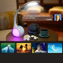 Креативная защита глаз светодиодный настольная лампа сенсорное управление 3 уровня затемнения белый светодиодный настольный светильник высокого качества офисный свет