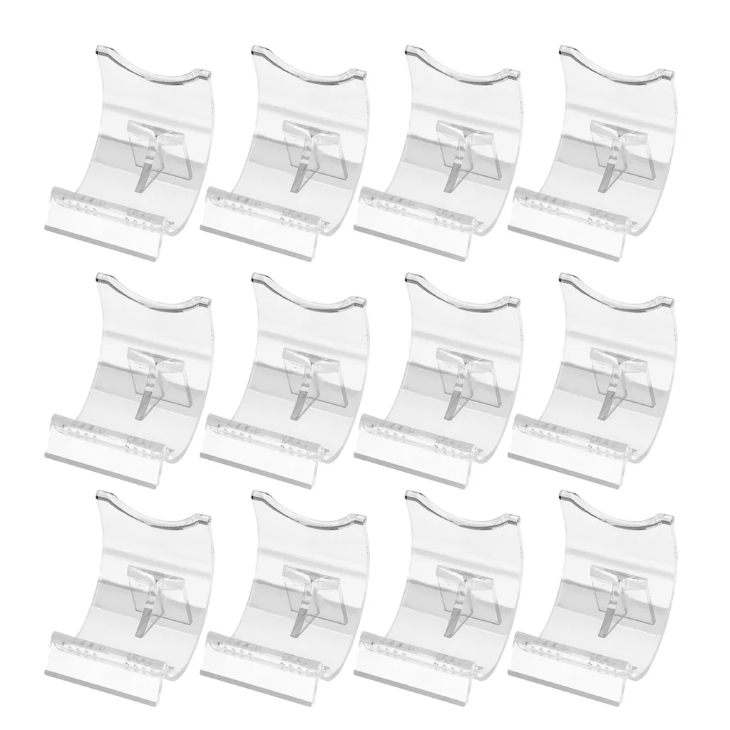 12PCS Lighter Display Stand Clear Acrylic Easel Holder for Lighter Accessories