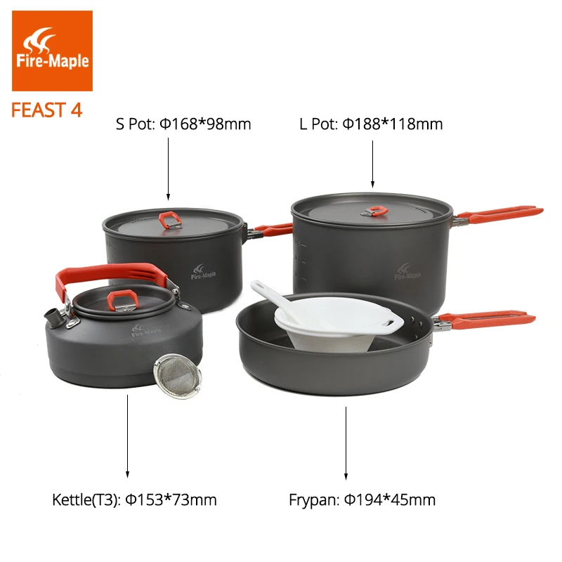 Fire Maple Frypan уличная посуда для кемпинга пешего туризма набор приготовления пищи и