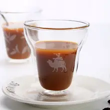 200 мл ручной работы здоровые кофейные чашки и кружки с двойными стенками Стеклянная кофейная чашка термостойкая стеклянная кружка для воды термоизолированная