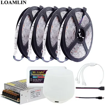 

RGB Led Strip SMD5050 30Leds/m Flexibel Light Milight WIFI Ibox1 RGB Led Controller DC12V Led Transformer Adapter Kit