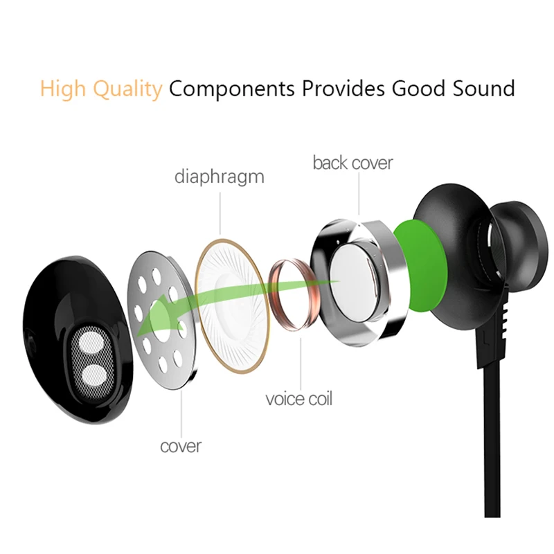 Langsdom L5 Bluetooth Earphone With Mic Wireless Earphones Sports audifonos Bluetooth Headphones Half In-ear Wireless Headphones