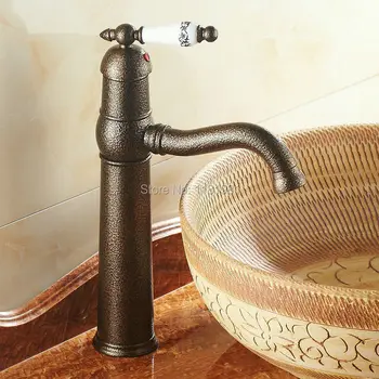 

2016 Fashion China Antique brown faucet factory Brass Basin Faucet 9888G