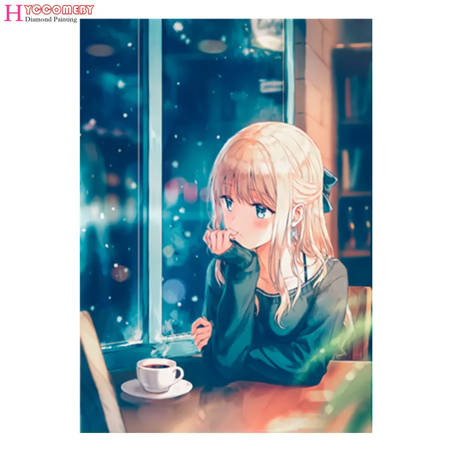 

5D Diy Diamond Painting Full Square Cartoon Japan Anime Girl Diamond Embroidery Cross Stitch Diamond Mosaic Decoration Gift
