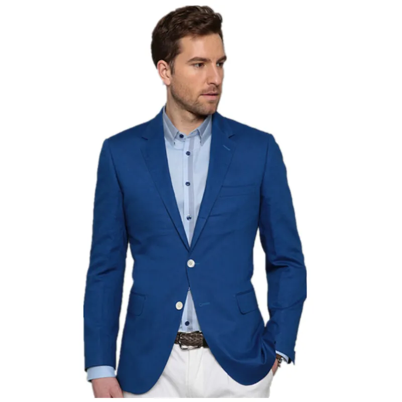 Men Suit Jackets Blazers Dress Suits Men's Fashion Slim Fit Single