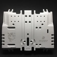 Capo ace1 гусеничный c2 металла опорной плиты обновления шт Черный шасси для 1/10 Масштаб RC Capo ace1 Рок Гусеничный 4x4 грузовик