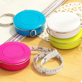 

Mini Portable Tape Measure 1.5m Retractable Ruler Centimeter/inch Small Tape Measure Ruler Candy Color Cute Design for travel