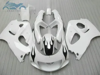 

High quality ABS fairing kits for SUZUKI GSXR600 gsxr 750 SRAD 1996 1998 1999 2000 fairings GSXR 600 750 96-00 black flames