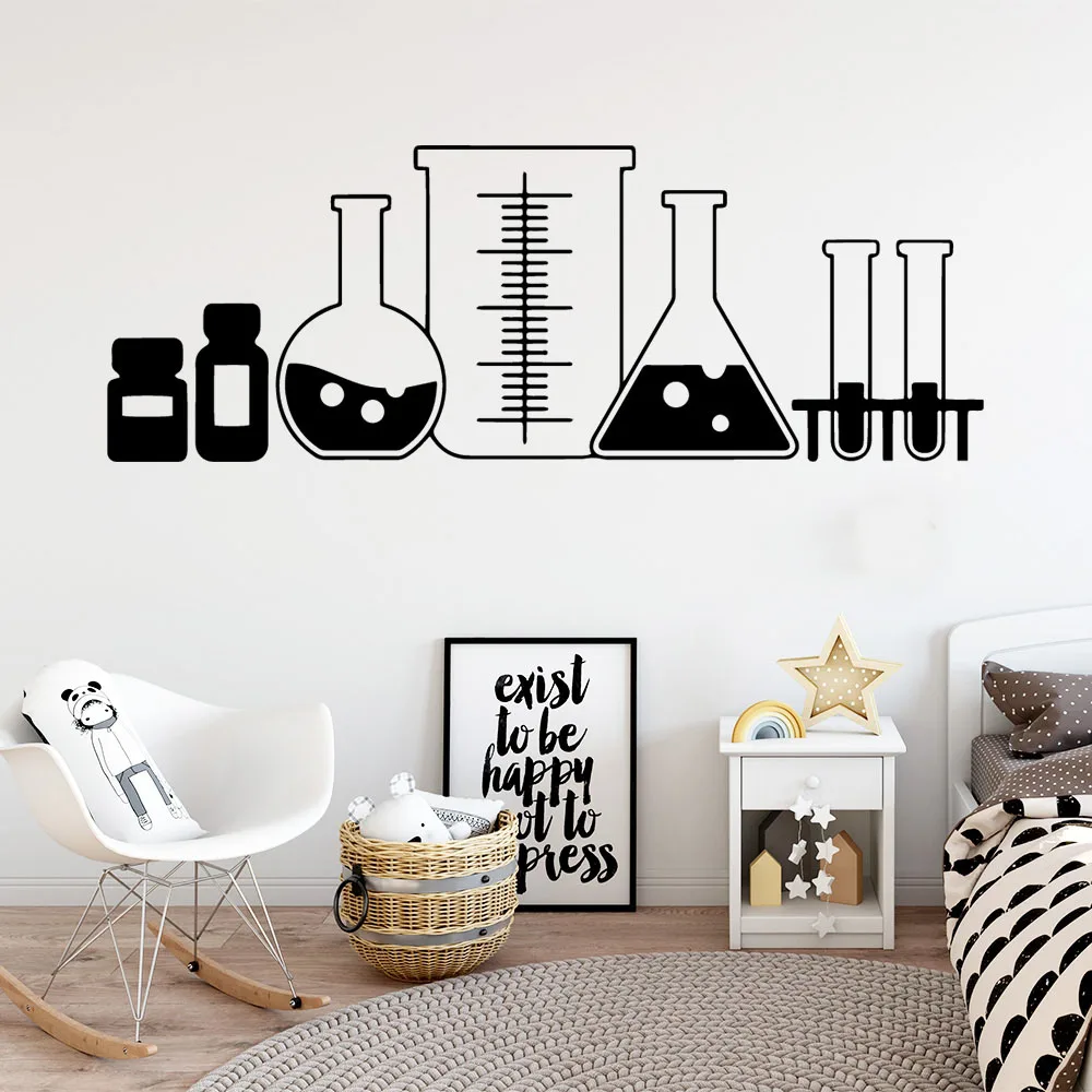 2019 New Chemical Funnel Wall Stickers Decorative Sticker Home Decor For Kids Babys Rooms Decoration Room Decor Wallstickers 2019 New Chemical Funnel Wall Stickers Decorative Sticker Home Decor For Kids Babys Rooms Decoration Room Decor Wallstickers