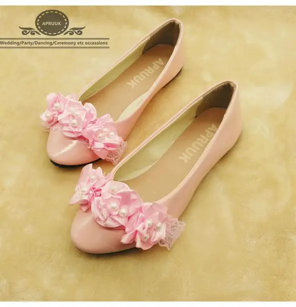 pink flat shoes ladies