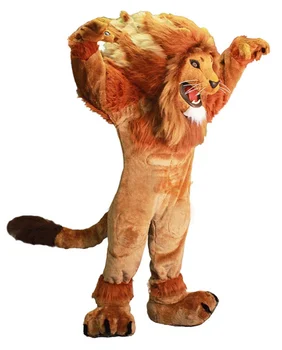 

Fire Lion mascot costumes 100% real picture adults christmas Halloween Outfit Fancy Dress Suit Free Shipping2019New