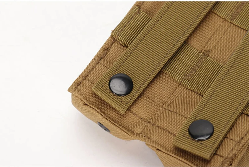 Двойной P90 Военная Униформа подсумок открытый Ttactical сумка 600D нейлон водостойкий фонарик Чехол камуфляж для Охота Кемпинг