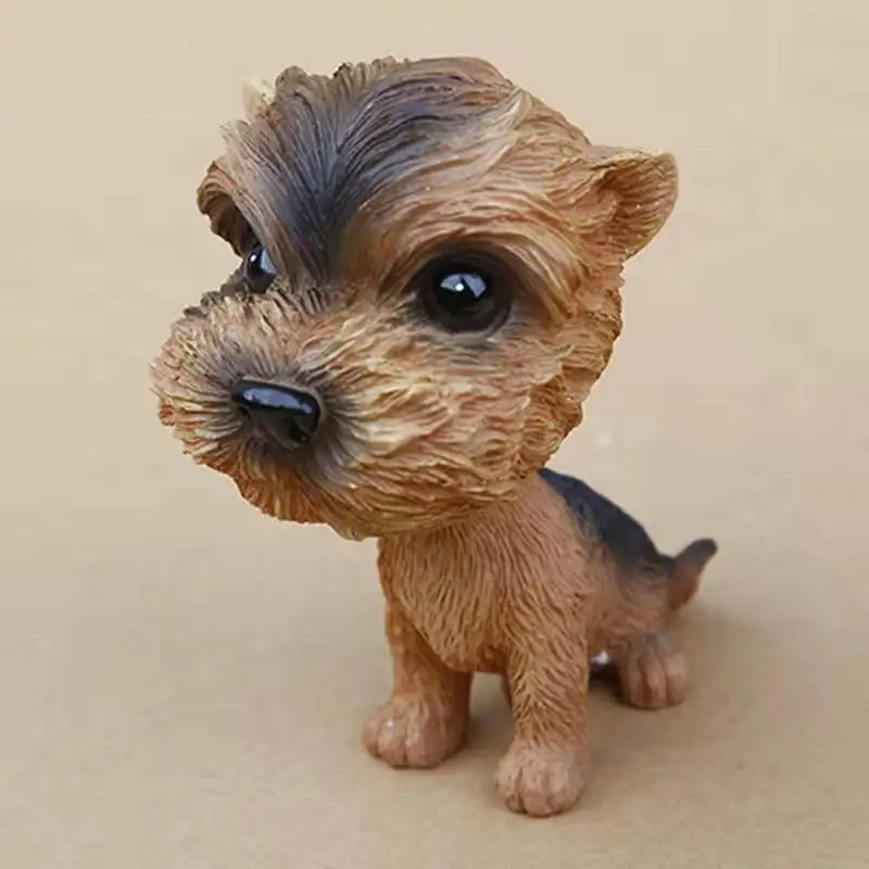 8 PCS/LOT Nodding Dog Funny Shaking Head Dogs Toys Bobble Head Puppy