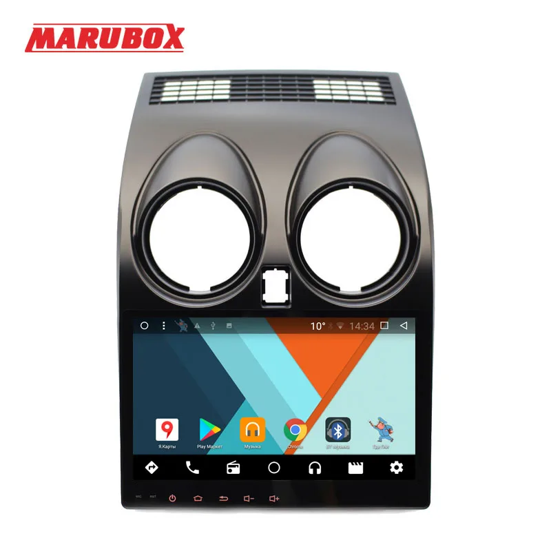 Штатная магнитола Marubox 9A002MT8 для Nissan Qashqai Dualis 2007 2014 Android 7.1.2 восьмиядерный процессор