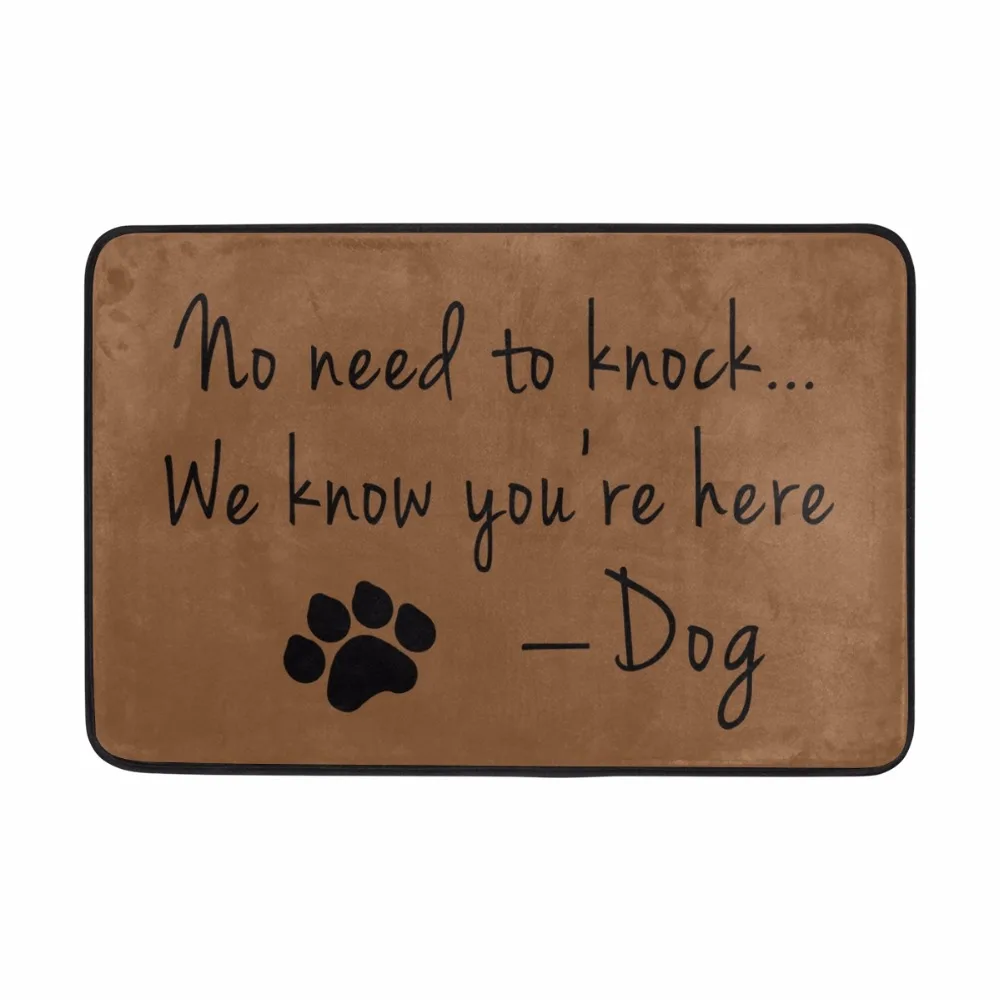 

Cute Dog-footprint Welcome Doormat New qualified Fashionable 1Pcs/set Bathroom Non-Slip Bath Mats and Toilet Tapis Salle de Bain
