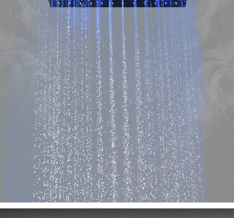 Luxury Thermostat 16 inch Shower System LCD Touch Screen Digital Display Black Large Shower Set 180 Degree Rotating Lower Faucet (15)