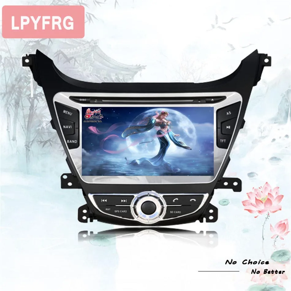 Автомобильный DVD-плеер с 4G Wi-Fi android 10 0 4 Гб ОЗУ + 32 ПЗУ для Hyundai Avante 2014-2016 GPS радио