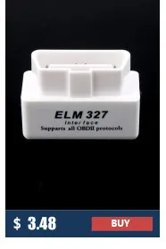 wifi ELM327 автоматический сканер беспроводной OBD2 OBDII адаптер ELM 327 интерфейс OBD2/OBD II автомобильный диагностический сканер Горячая Распродажа
