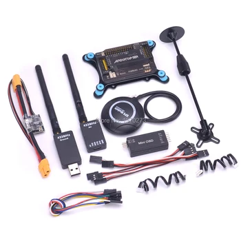 

APM2.8 APM Flight Controller Board Minim OSD M8N 8N Power Module 433Mhz / 915Mhz Telemetry Kit for RC Quadcopter Multicopter