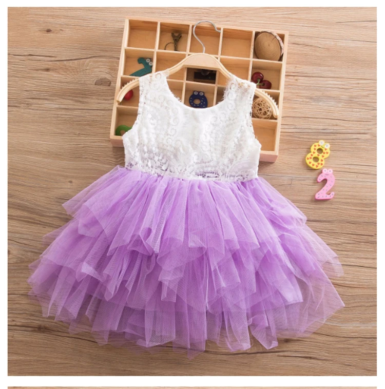 Vestido de Moda a Céu Roupas para Crianças Rendas de Manga Vestido de Princesa Meninas Aberto Quinzena Comprida Menina Branco 11 Meninas vestido de moda a céu aberto