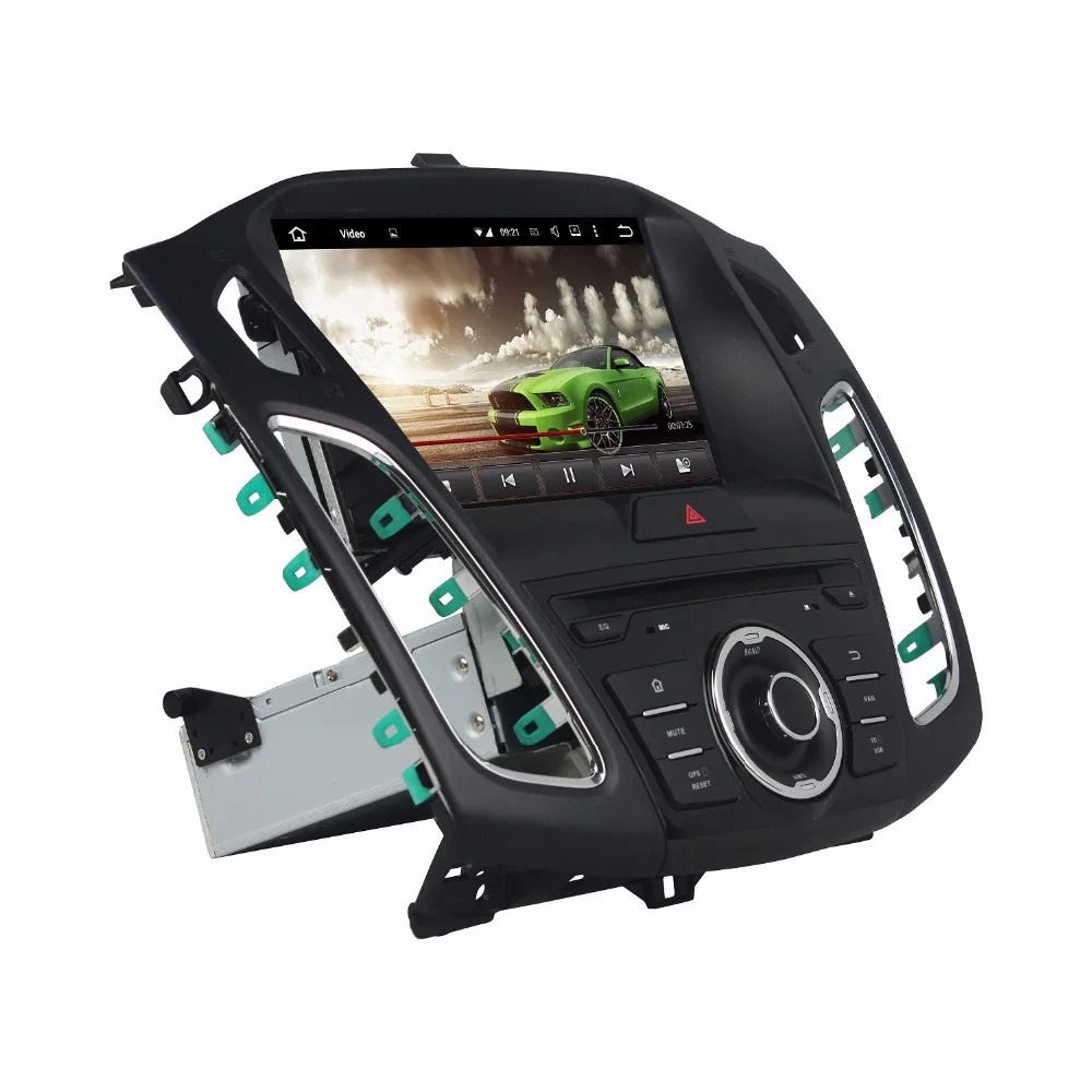 Sale 1 din 9" Android 8.1 Car Radio DVD GPS Head Unit for Ford Focus 2011 2012 2013 2014 2015 2016 2017 Bluetooth Mirror-link USB DVR 0