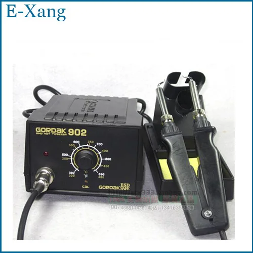 

GORDAK 902 ESD SMD Soldering Tweezer Repair Rework Station Electric heating pliers Constant temperature heating tweezers 220V