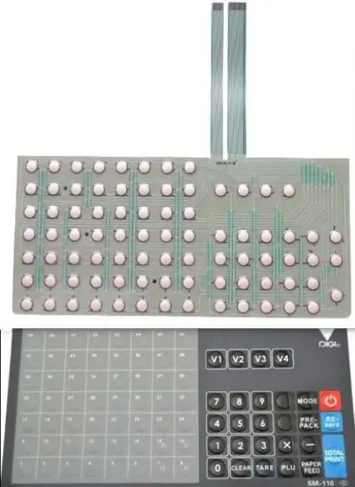 Новый оригинальный sm100 sm110 полюс клавиатура наложения цепи для digi sm-100 sm-110