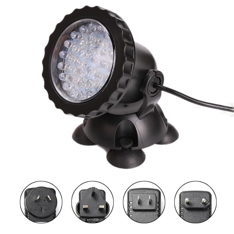 

RGB Underwater Light Spotlight Waterproof IP68 Submersible Lights for Pond Tank Aquarium Landscape Lighting 36 LED MB101