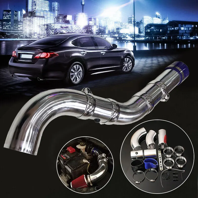  Rot Luftfilter Intake Kit Filter Injection Intake Kit Flexible Filter Intake Kit Universal Rohr Sch
