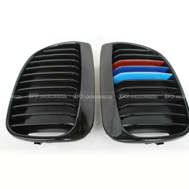 

For BMW 1 Series E81 E87 04-07 Single Style Car-Styling ABS Front Grille Glossy Black Three Color