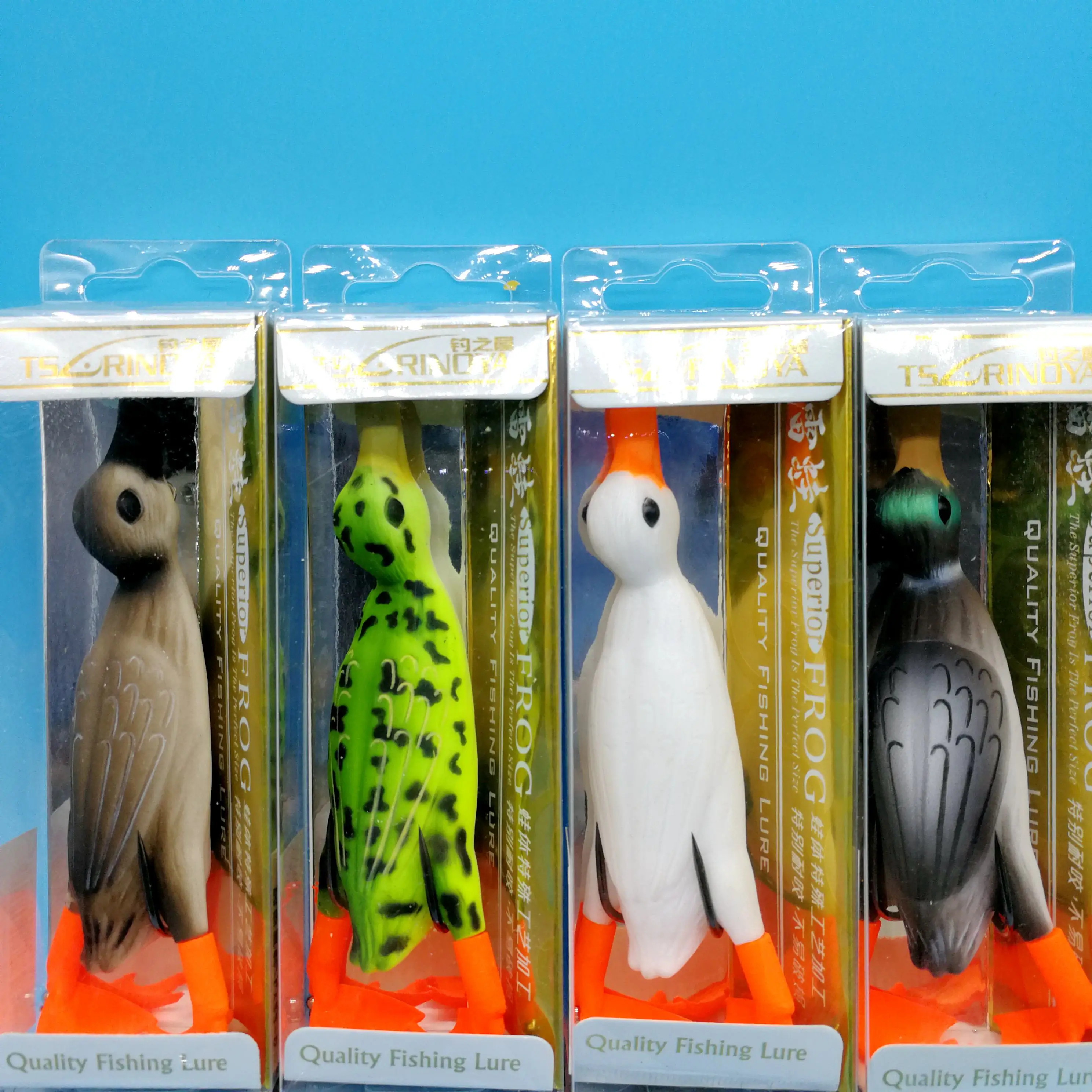 HOOFISH 12 шт./лот топ продаж утка Поверхностная приманка наживка 18,5 г/100 мм 4 цвета плавающая искусственная приманка удилище Snakehead приманка