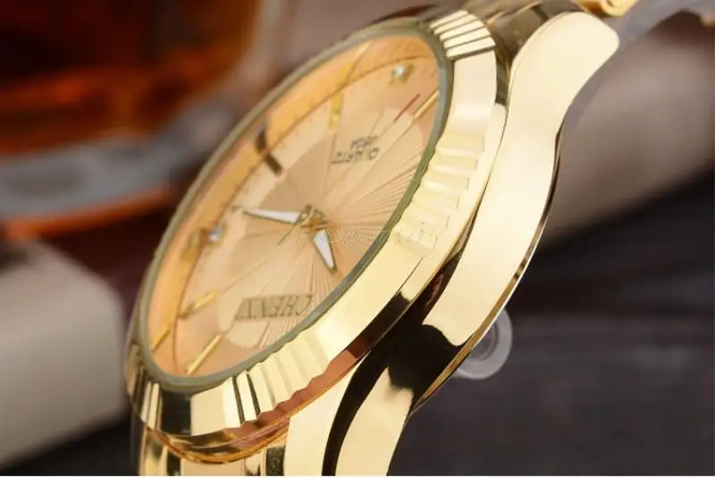 Модный бренд для женщин Роскошные CHENXI часы для женщин золотые повседневные кварцевые наручные часы водонепроницаемые женские часы Relogio Feminino