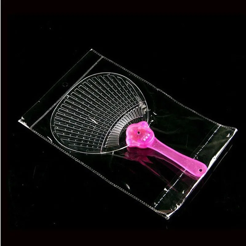 Модный светодиодный китайский ручной вентилятор пластиковый красосветильник