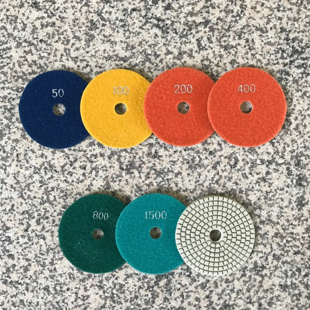 Diamond Polishing Pad 4 inch (100 mm) for Granite Marble Concrete Stone