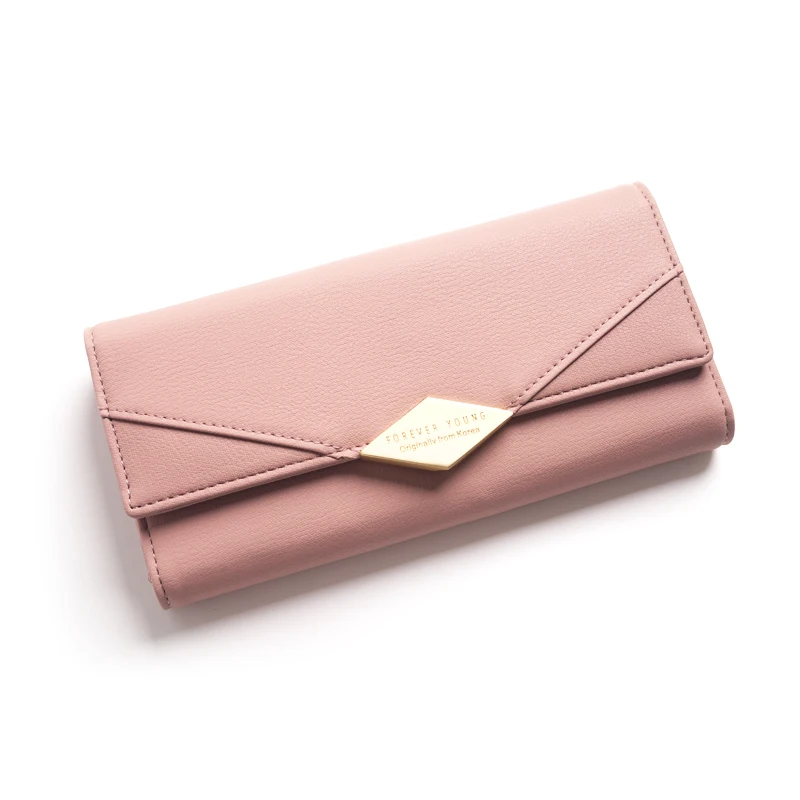 

Forever Young Women's Wallet Female Long Leather Coin Card Holder Multifunction Ladies Clutch Purse Zipper Hot Phone Money Bag