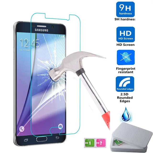 Закаленное стекло для Samsung Galaxy J1 J2 J3 J5 A3 A5 2016 2015 S5 S4 S3 S2 G530 G531 | Мобильные телефоны и