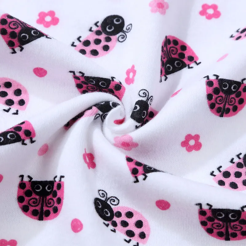 Cute Newborn Baby Girl  Baby Bodysuit Newborn Print Body Suit Fashion Summer Children Girl Boy Short Sleeve children set short  (1)