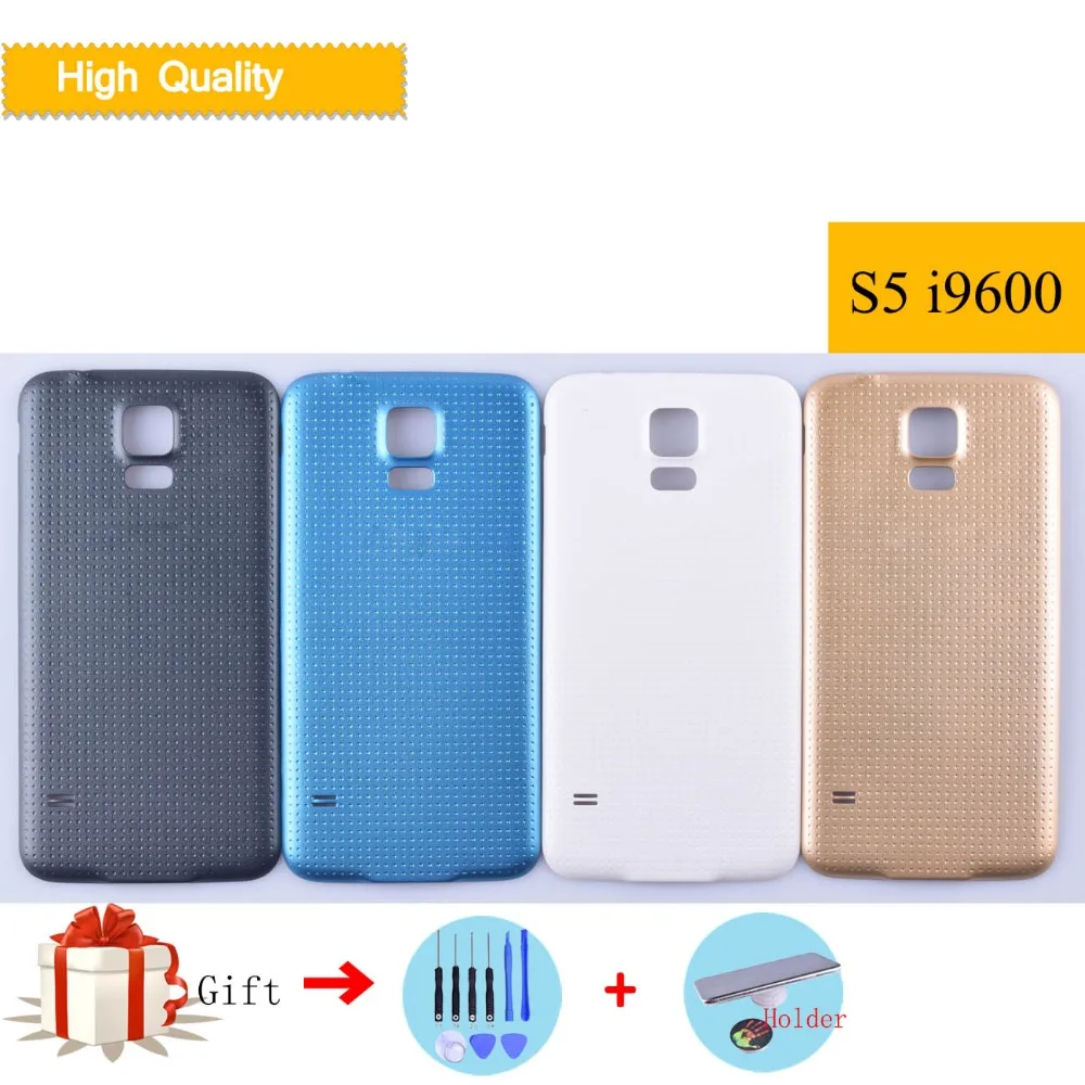 Per Samsung Galaxy S5 I9600 G900F G900H Sm-G900F G900 Custodia Coperchio Batteria Coperchio Posteriore Custodia Porta Posteriore Telaio Shell S5 Cover