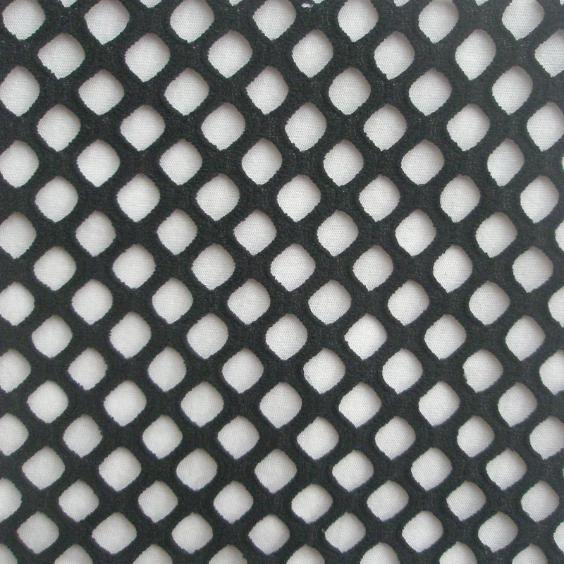 1 шт., новая французская эластичная полиэфирная белая сетчатая ткань, черная трикотажная сетчатая ткань, модная одежда в стиле Брит, одежда, платье, юбка, Tissu