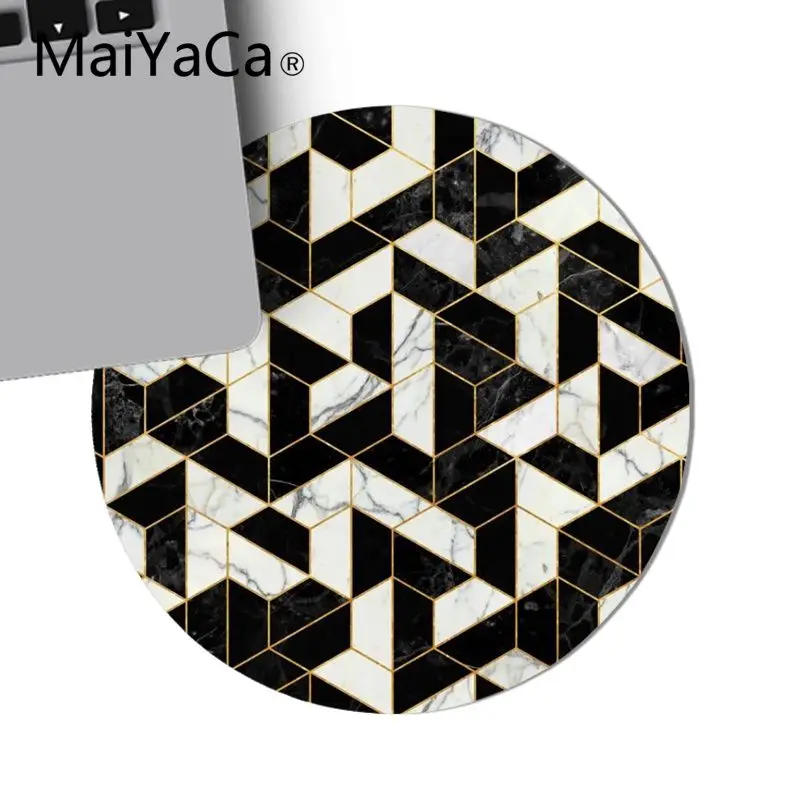 MaiYaCa мраморная текстура бесшовный узор дизайн с золотыми кубиками коврик для мыши ПК компьютерный коврик Гладкий блокнот коврик для мышки с аниме