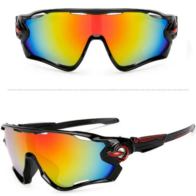Мотоциклетные очки красочные прозрачные линзы велосипедные очки уличные спортивные велосипедные очки, ветрозащитные очки