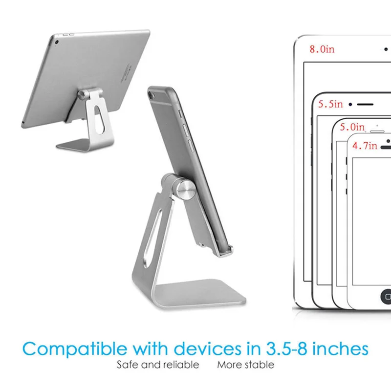 Универсальный Алюминий Подставка для планшета для iPad противоскольжения регулируемый металлический авто держатели планшета держатель iPhone huawei