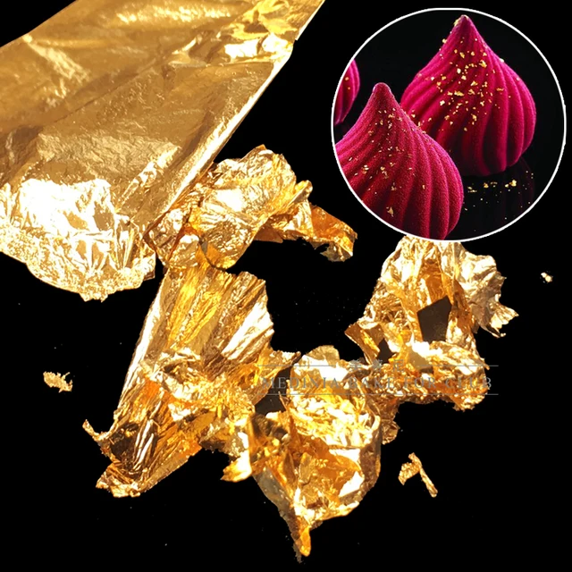 bakeware Food gold foil for cake decoration mousse cake decorating tool