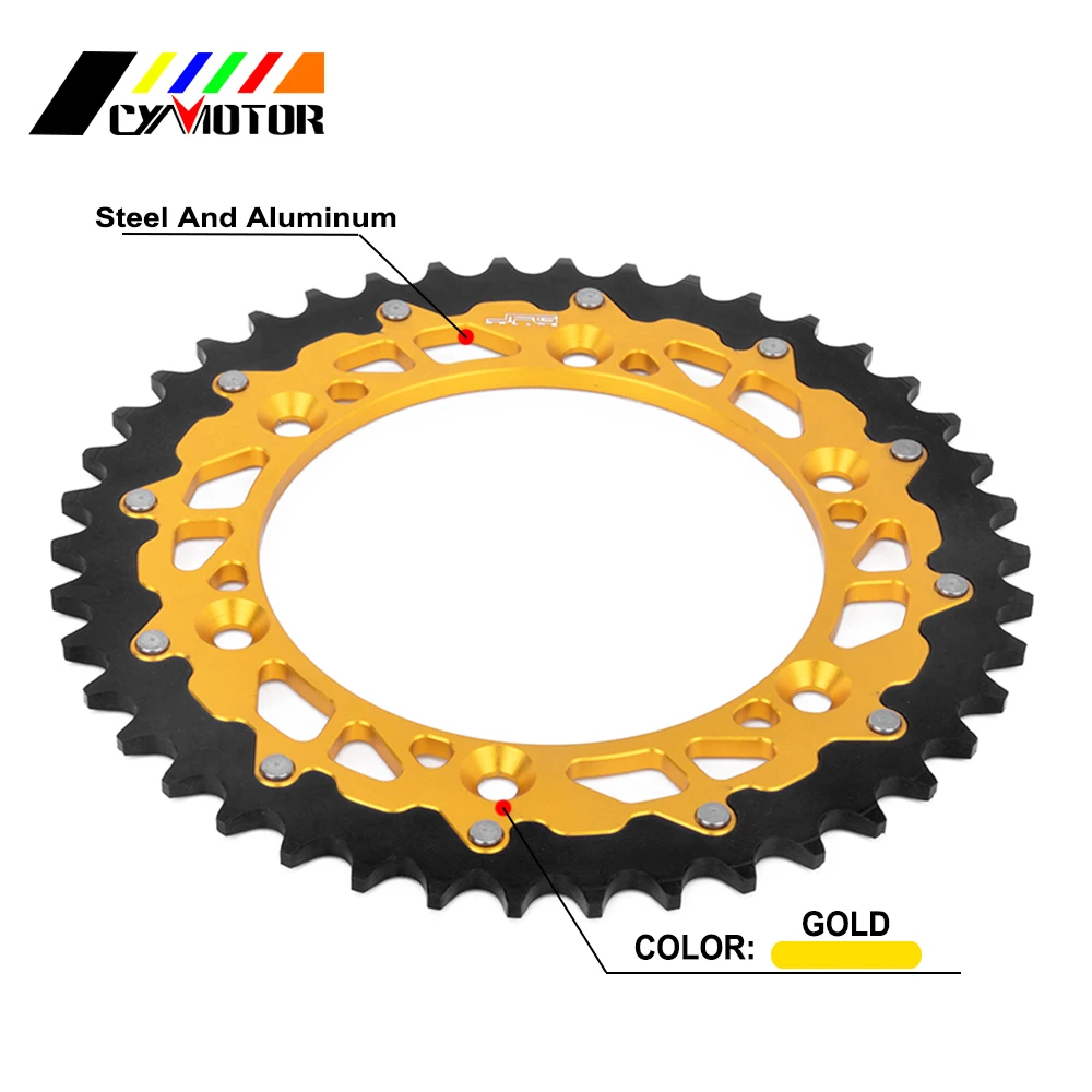 Motorcycle Accessories Sprocket For Suzuki TSR DR DR-Z RM RS 125 200 250 350 400E 400S 400SM 450Z 175 Motor Bike Parts